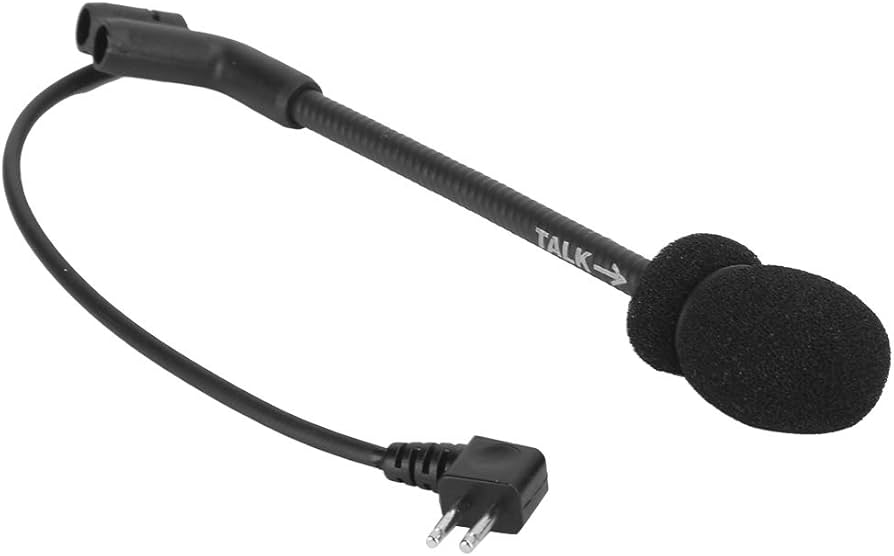 Amazon.co.jp: 2 ピン マイク、ブラック Z ヘッドセット マイク