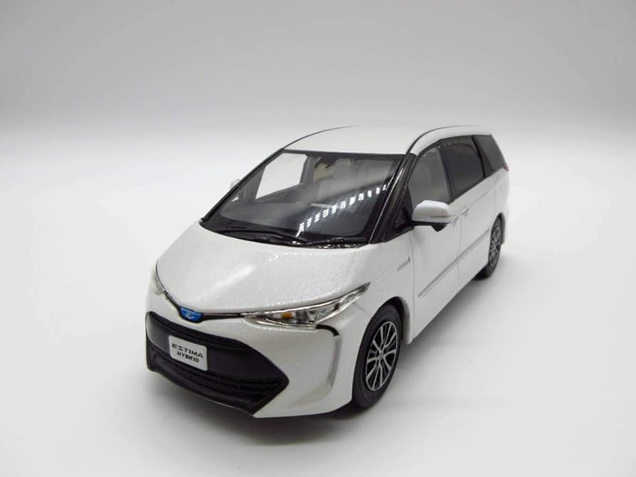 Amazon | 1/30 トヨタ 新型エスティマ ハイブリッド ホワイトパール