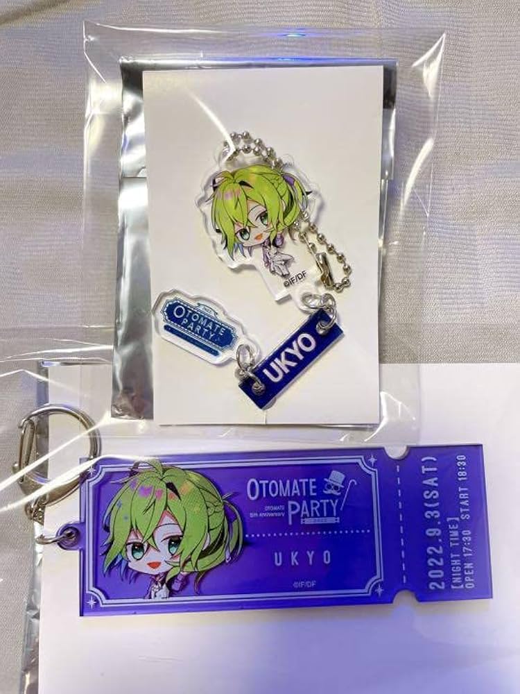 Amazon.co.jp: オトパ チケット風キーホルダー 3連アクキー アムネシア