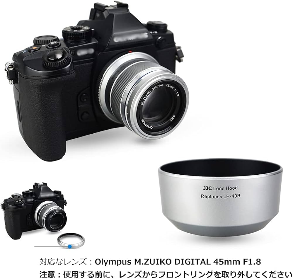 Amazon | JJC Olympus LH-40B 互換 レンズフード Olympus M.ZUIKO