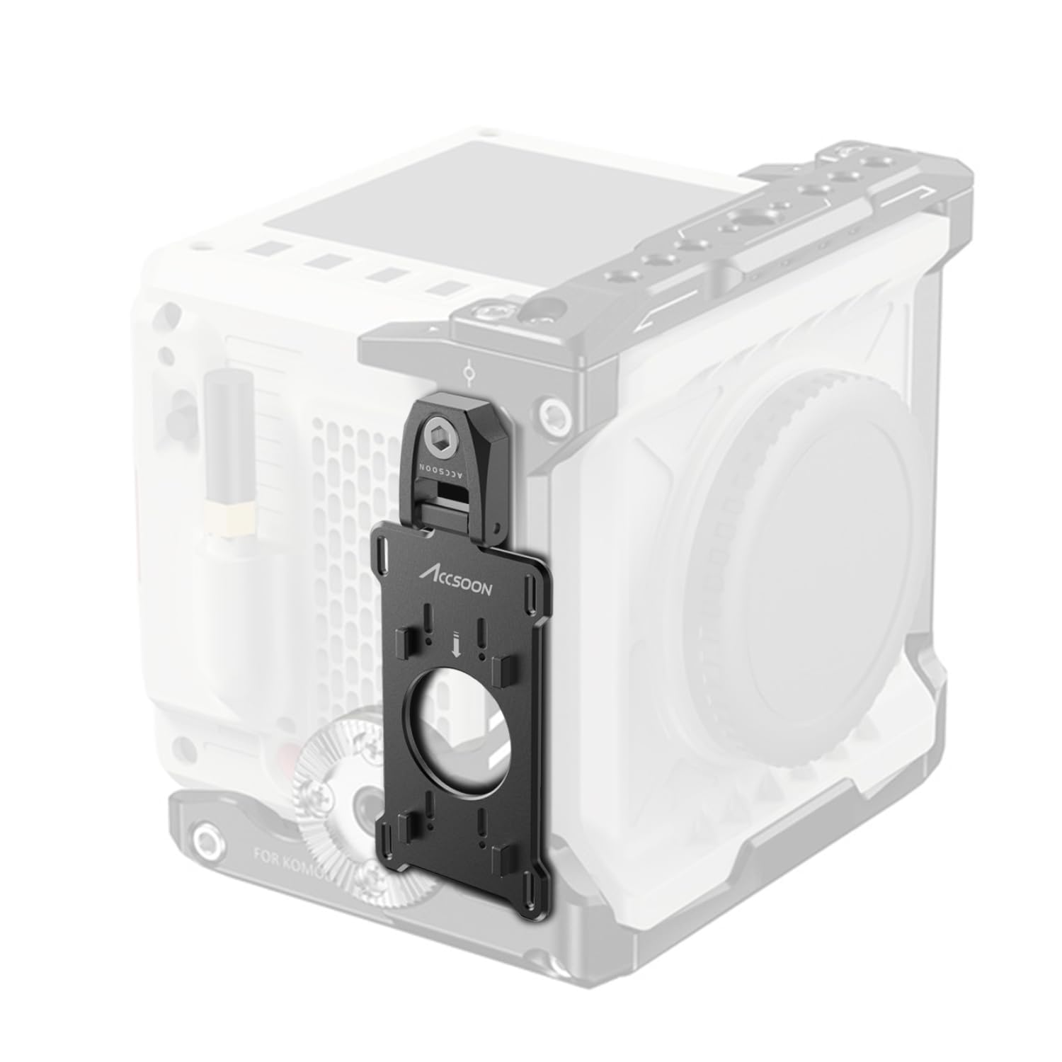 Amazon | Accsoon SeeMoマウントアダプタープレート、NP-Fバッテリー