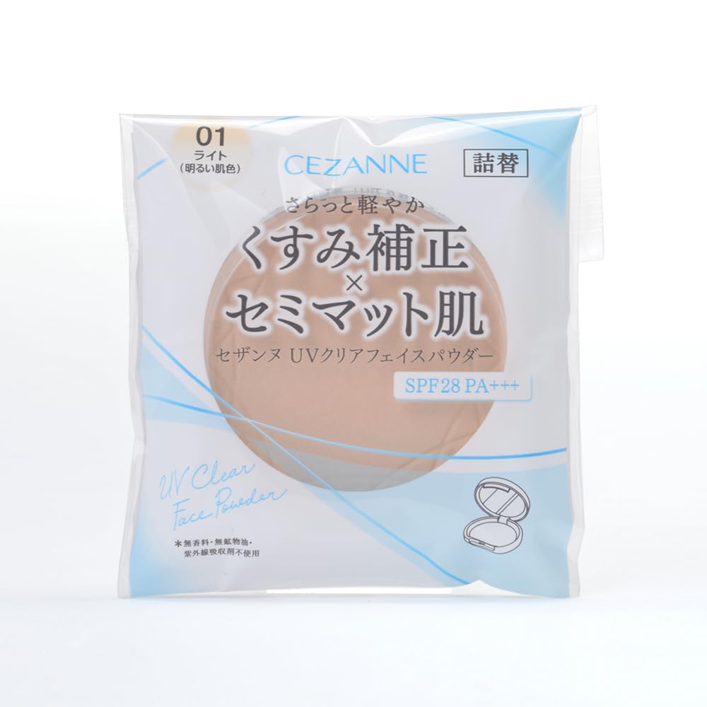 Amazon.co.jp: Cezanne UV Clear Face Powder Refill 01 Light 10g