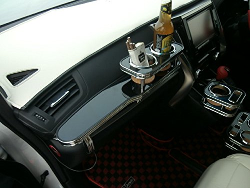 Amazon | 30系アルファード フロントテーブル ブラック ブラック