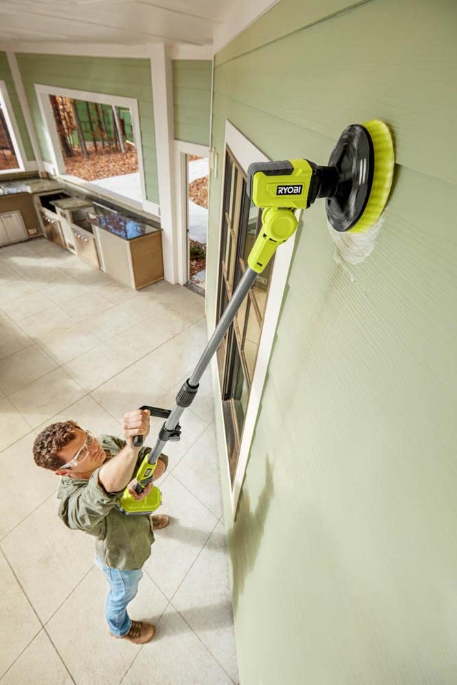 Amazon.com: RYOBI 18-Volt ONE+ Cordless Telescoping Power Scrubber