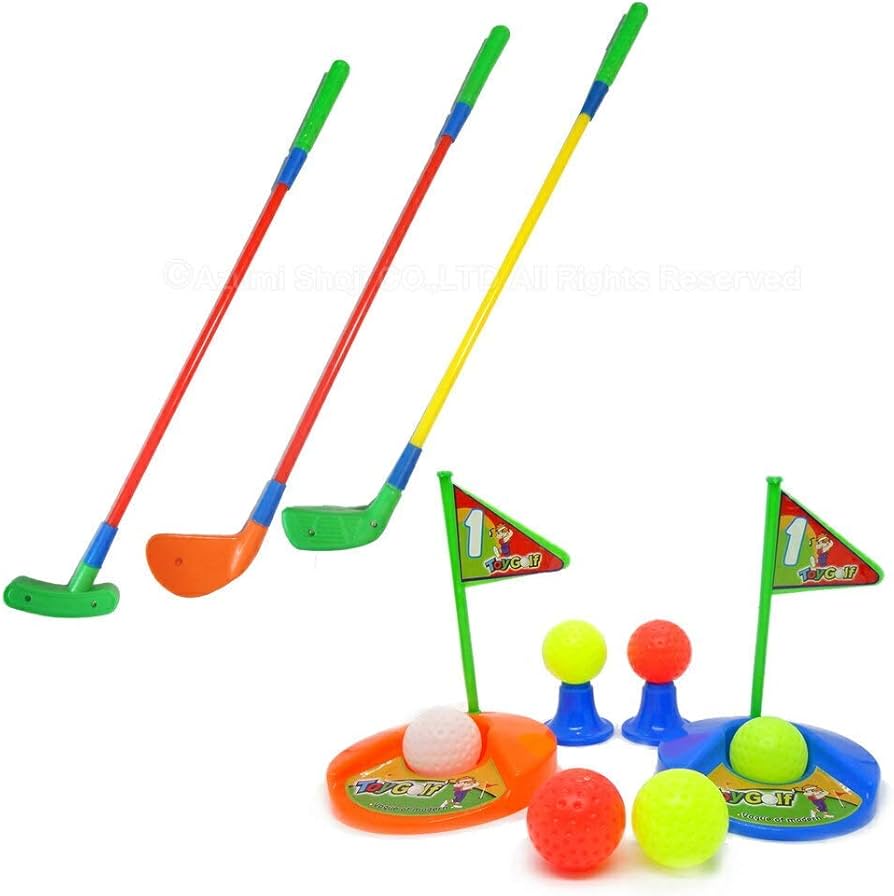 Amazon | キッズ ゴルフセット 子供 おもちゃ ゴルフ クラブ