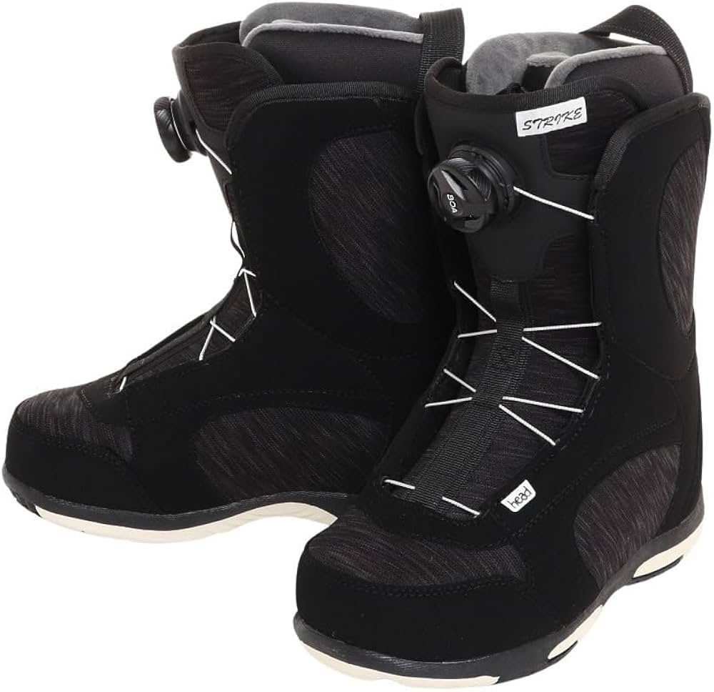 Amazon | ヘッド（HEAD） スノーボードブーツ ダイヤル式 ブラック 22