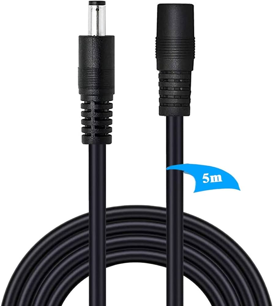 Amazon | ソーラーチャージャー DCケーブル プラグ 5.5mm x 2.1mm 延長