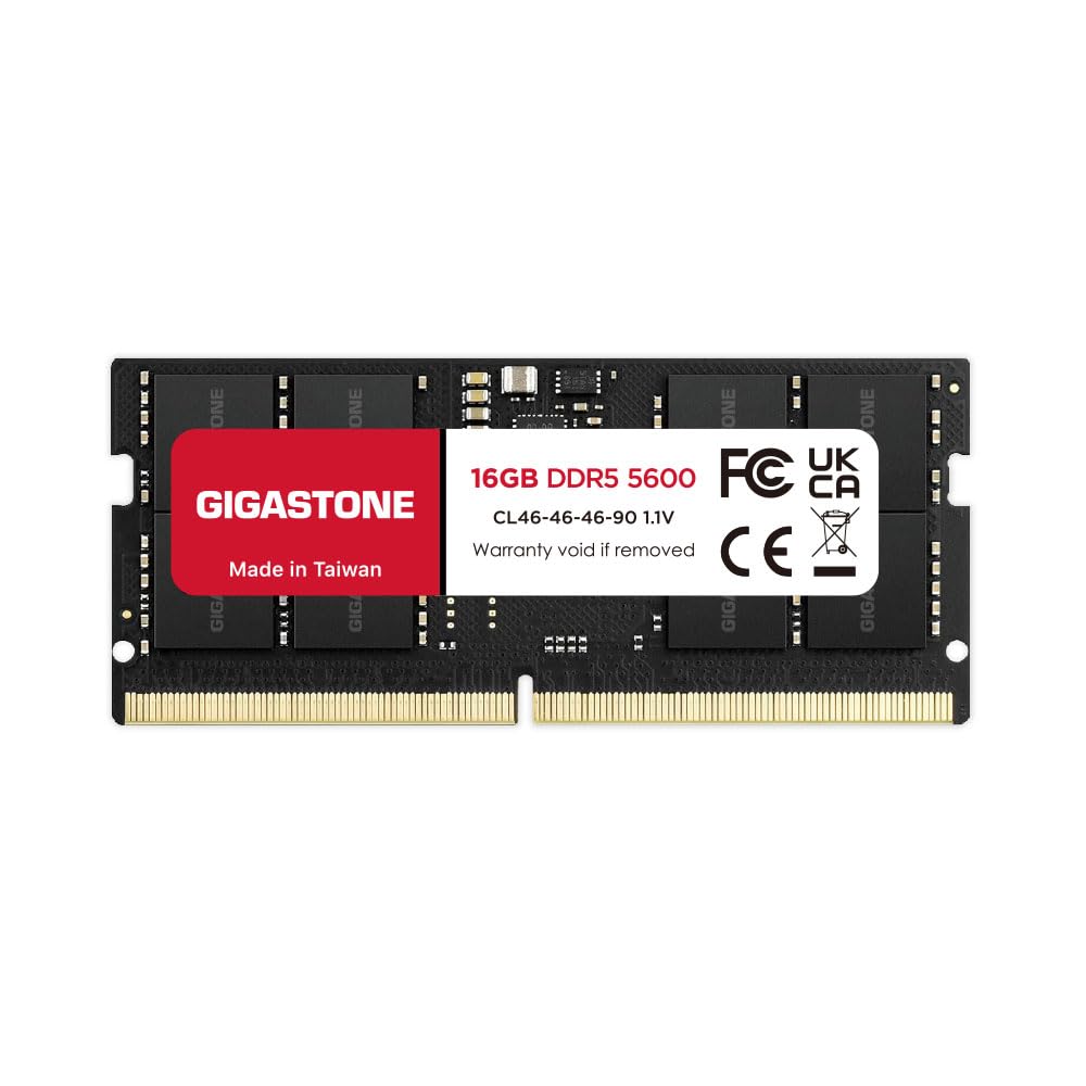 Amazon.co.jp: 【メモリ DDR5】GIGASTONE 16GBx1枚 (16GB Kit) DDR5