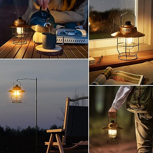 Lepro - ランタン USB充電式 レトロ LEDランタン おしゃれ キャンプ