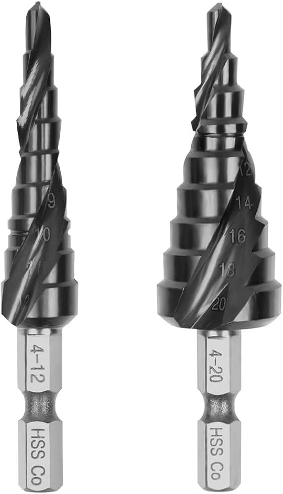 Amazon.co.jp: XMSSAA ステップドリル ステンレス用 2個セット XMSSAA
