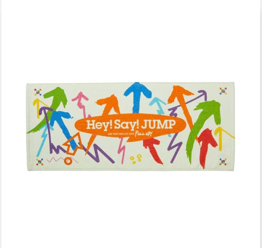 Amazon.co.jp: Hey! Say! JUMP フェイスタオル PULL UP ! LIVE TOUR