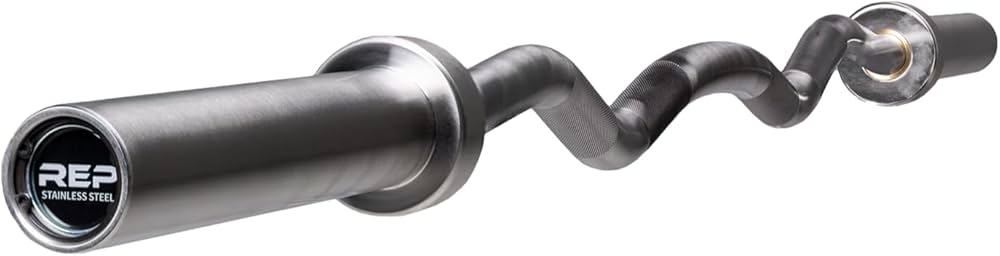 Amazon | [レップフィットネス] EZカールバー 50mm径 バーベル 筋トレ