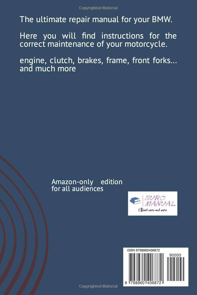 BMW R1100RT R1100RS R1100R R1100GS R850R R850GS repair manual: BMW