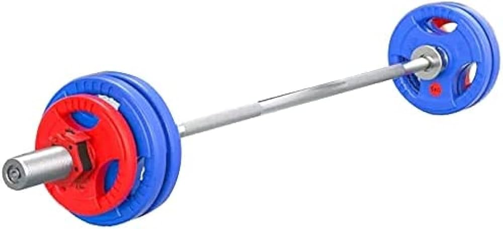 Amazon.co.jp: バーベルウェイトセット 150 KG 鋳鉄ゴムオリンピック