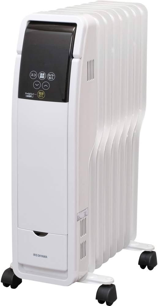 Amazon | アイリスオーヤマ ヒーター オイルヒーター 8畳 ウェーブ型