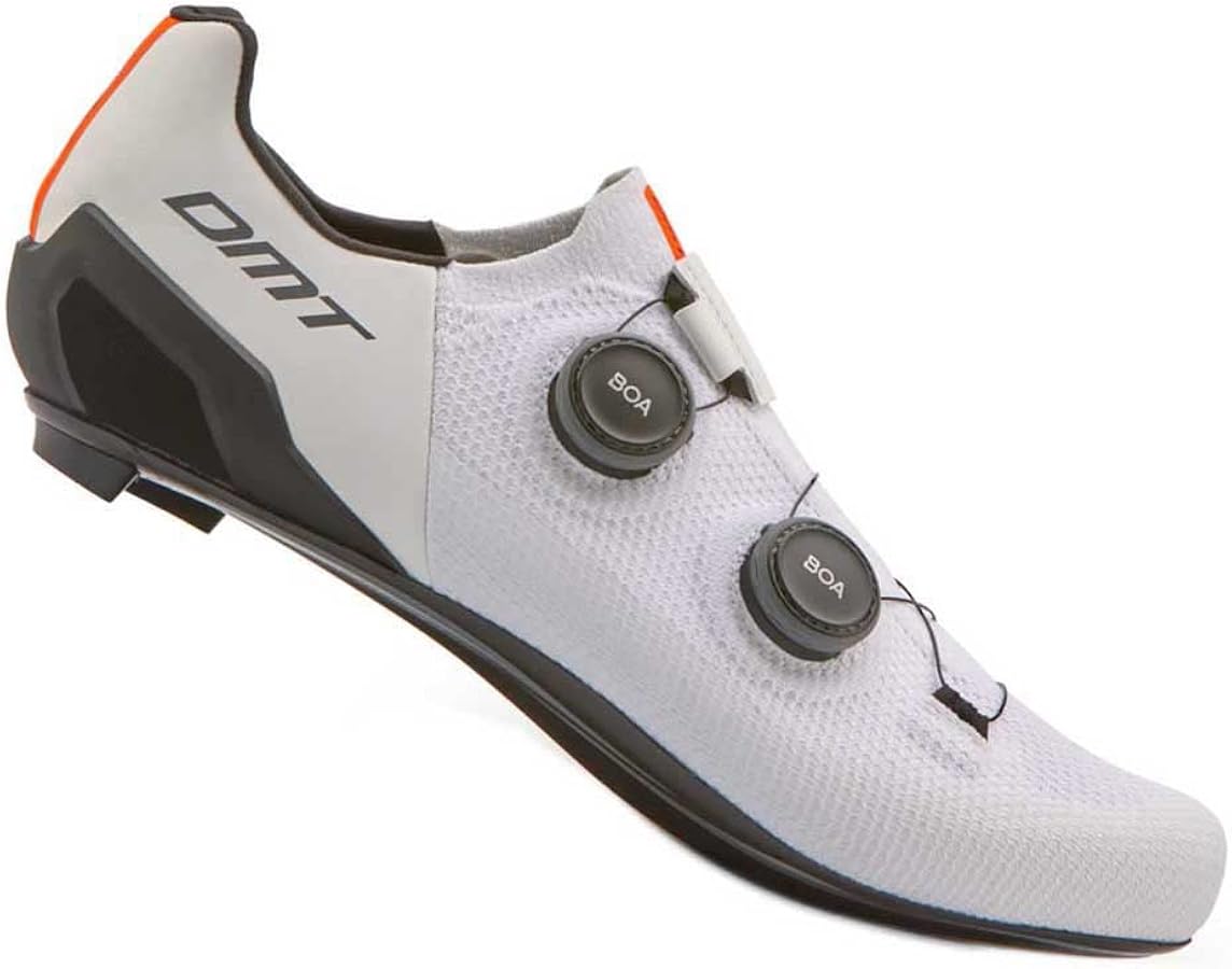 Amazon.com | DMT Men's Bike Road Cycling Shoes, White Black, US-0