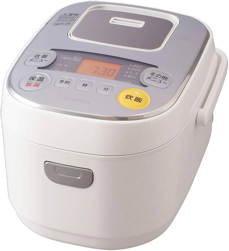Amazon | アイリスオーヤマ 米屋の旨み IHジャー炊飯器 3合 ホワイト