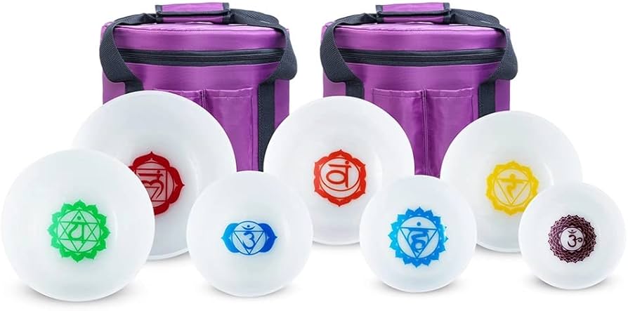 Amazon | 6～12インチ フロストクォーツクリスタルボウルセット