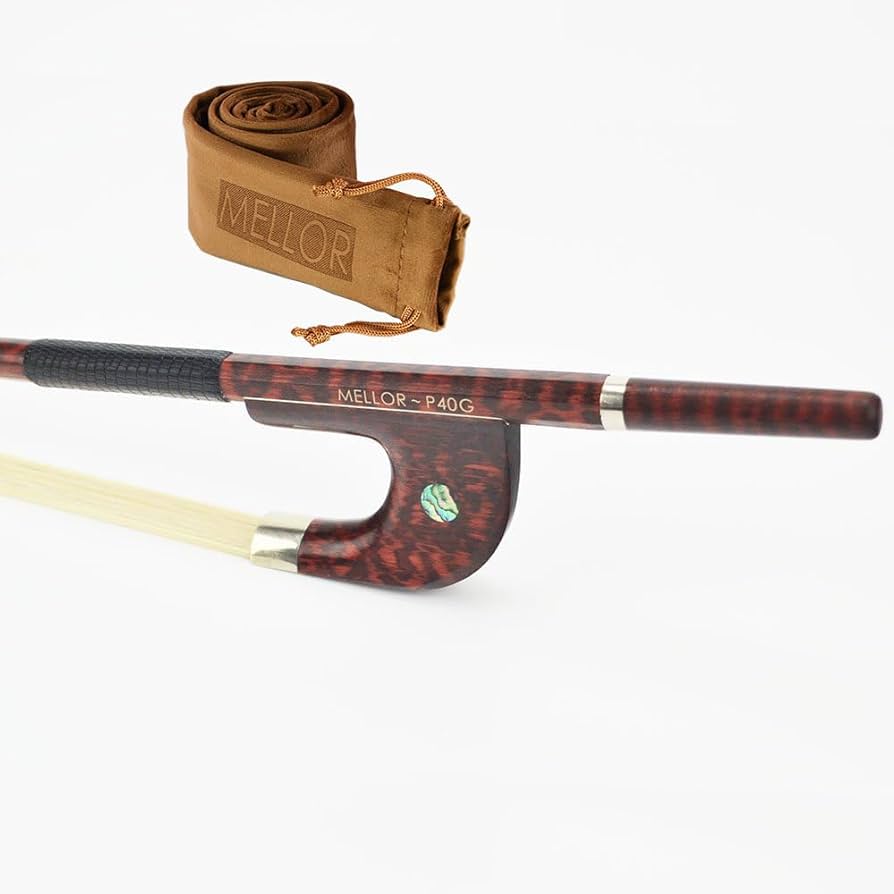 Amazon | 4/4スネークウッド・ジャーマン・コントラバス弓 Snakewood