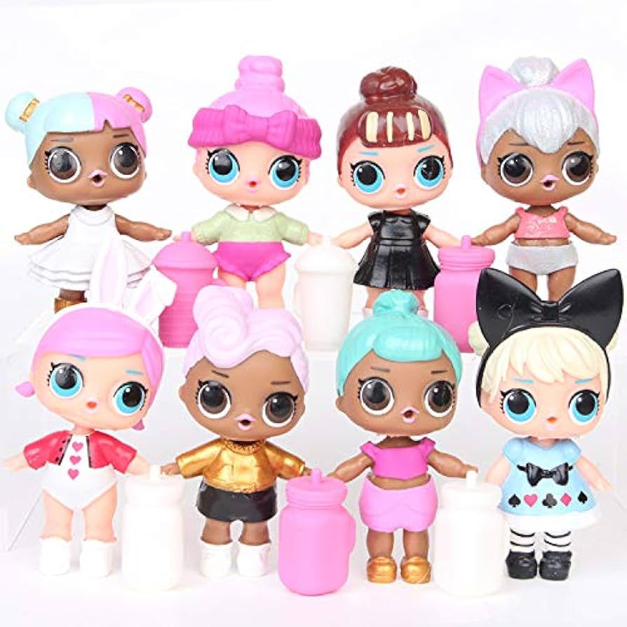 Amazon.co.jp: L.O.L サプライズ人形,ボトル付き,かわいいおもちゃ