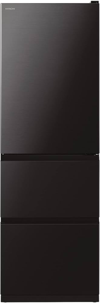 Amazon | 日立 冷蔵庫 幅60cm 375L ブリリアントブラック R-V38RV K 3