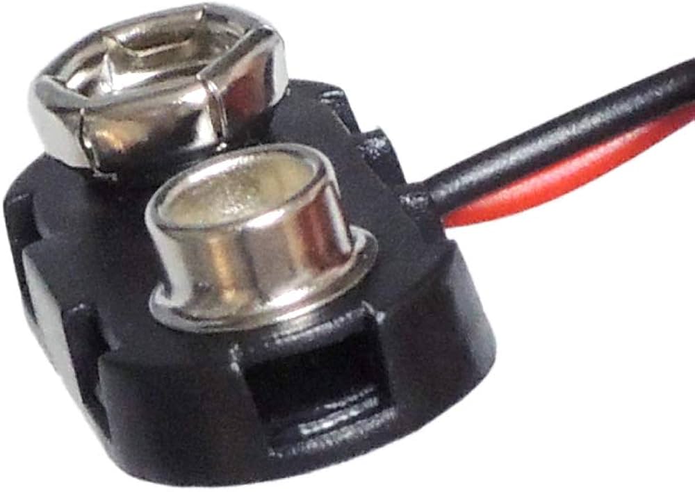 Amazon.co.jp: KAUMO 9V電池スナップ 9V電池クリップ バッテリー