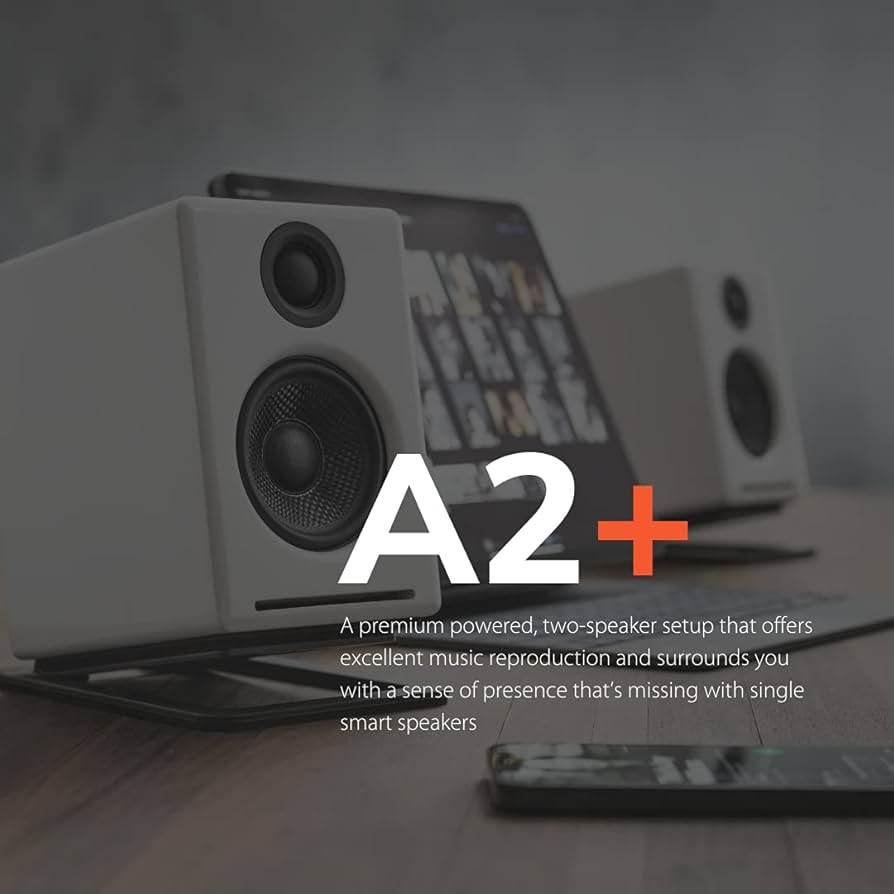 Amazon.com: Audioengine A2 White Bluetooth Speakers and DS1M Metal