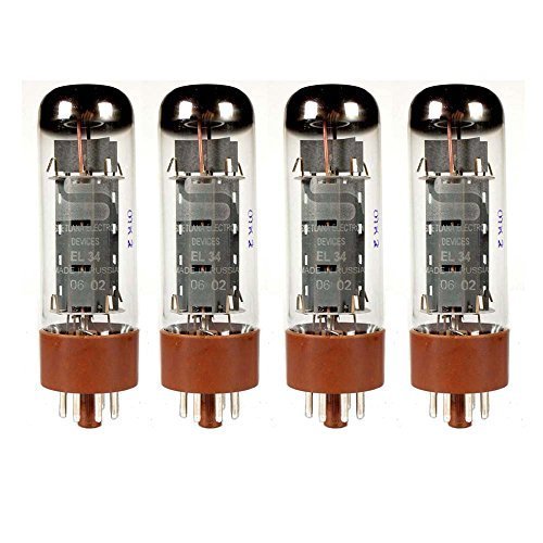 Amazon.com: Svetlana EL34, Matched Quad (4 tubes) : Musical