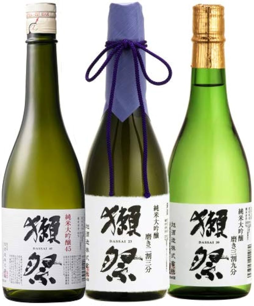 Amazon.co.jp: 獺祭 純米大吟醸 720ml 飲み比べセット 日本酒 2割3分 3