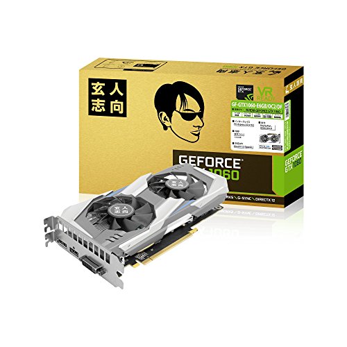 Amazon | 玄人志向 ビデオカード GEFORCE GTX 1060搭載 GF-GTX1060