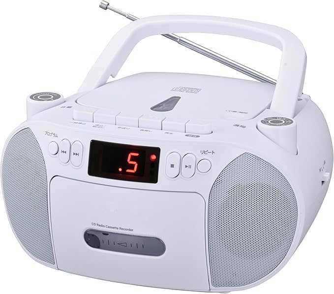 Amazon.co.jp: CDラジカセ ポータブル コンセント 乾電池 ラジオ