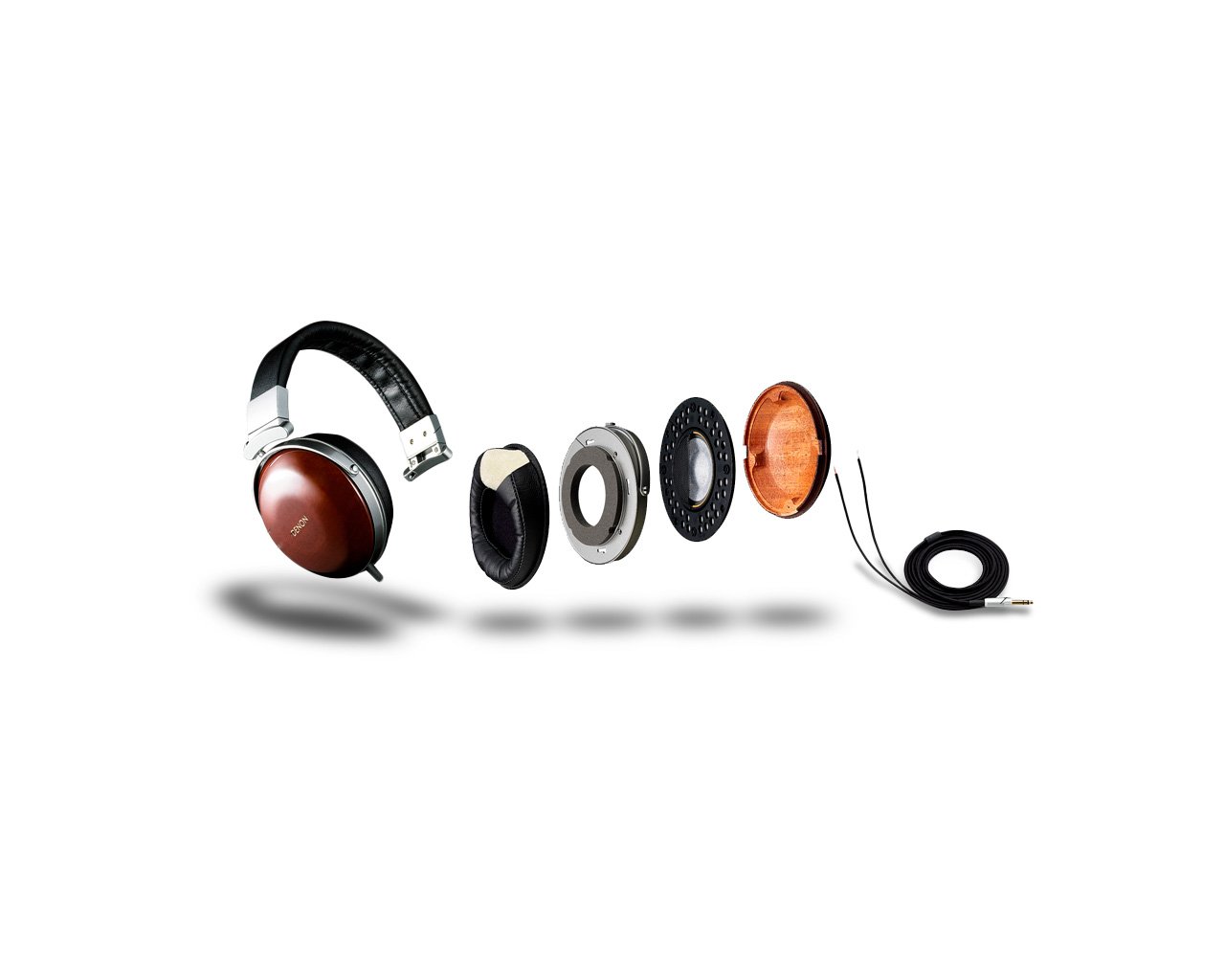 Amazon.co.jp: Denon 密閉型オーバーヘッドヘッドホン ブラック AH