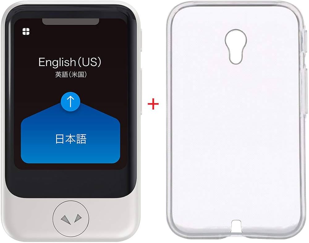 Amazon.co.jp: POCKETALK ポケトーク S WHITE 白 通信2年付 特典専用