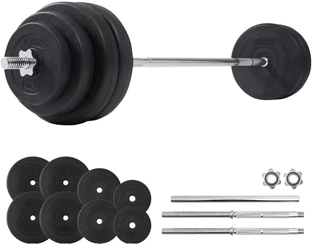 Amazon | バーベル バーベルセット 40kg 60kg 【分割式シャフト