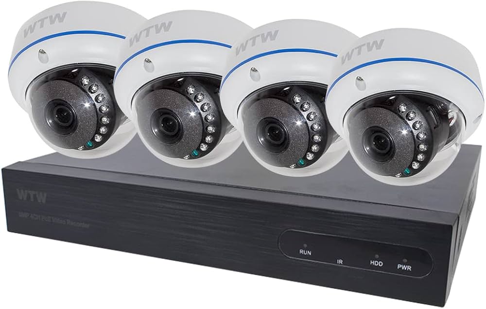 Amazon.co.jp: WTW 塚本無線 500万画素XPoEドームカメラ4台セット
