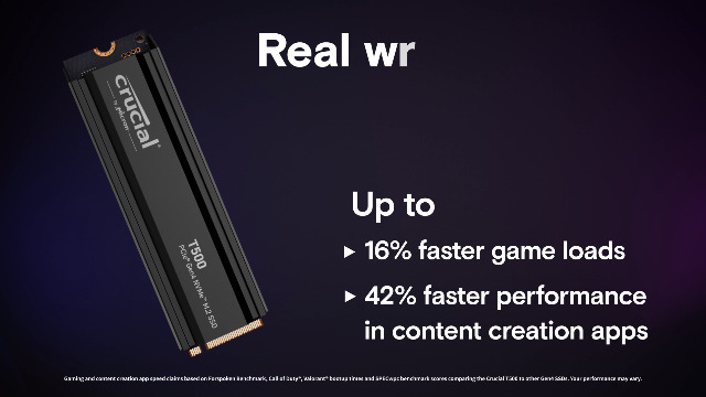 Amazon.com: Crucial T500 PCIe Gen4 NVMe 2TB SSD, Up to 7,400MB/s