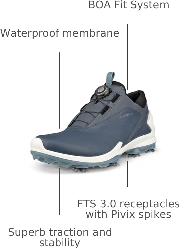 Amazon.com | ECCO Men's Biom Tour BOA Waterproof, Pavement, 6-6.5