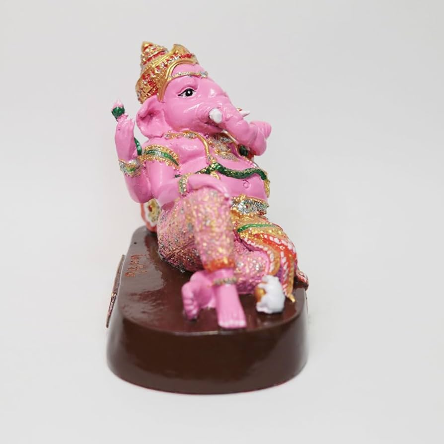 Amazon.co.jp: ピンクガネーシャ 置物 像 3倍速で願いが叶う タイ 開運