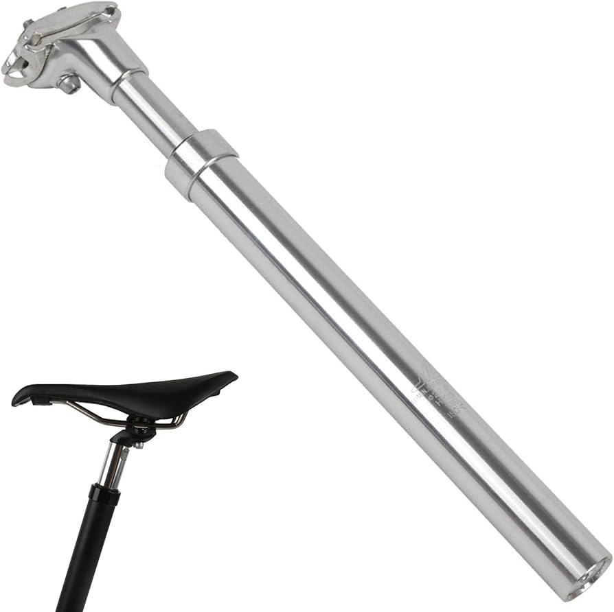 Amazon.co.jp: アルミ製自転車用シートポスト、350mmサスペンション