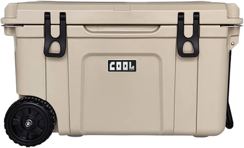 Amazon | クールマックス クーラーボックス（ 55L/58QT） ベージュ