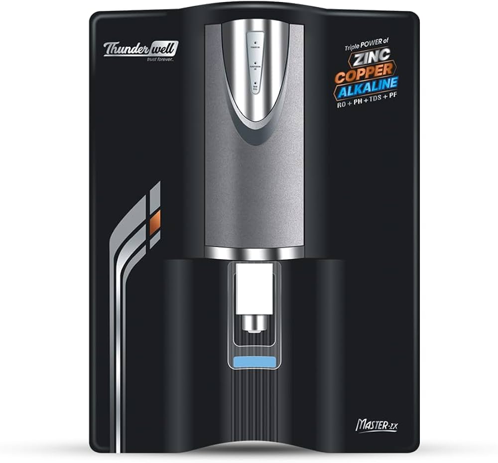 Thunderwell® MASTER-ZX(Black) fully automatic Water purifier with