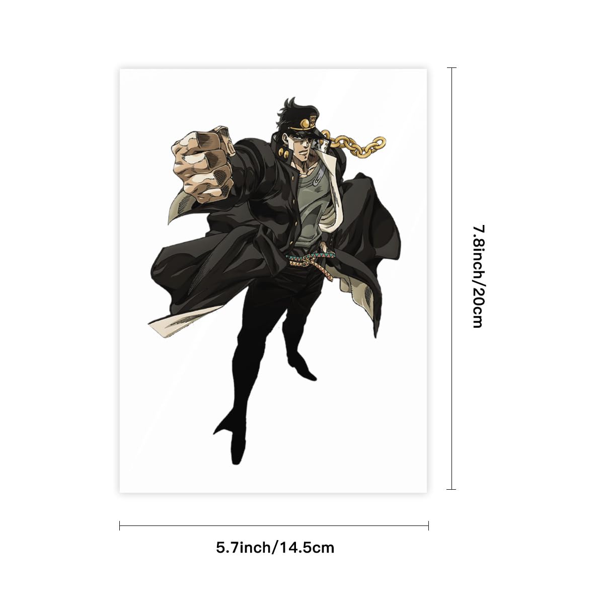 Amazon.co.jp: ジョジョの奇妙な冒険 空条承太郎 1枚 クリスタル