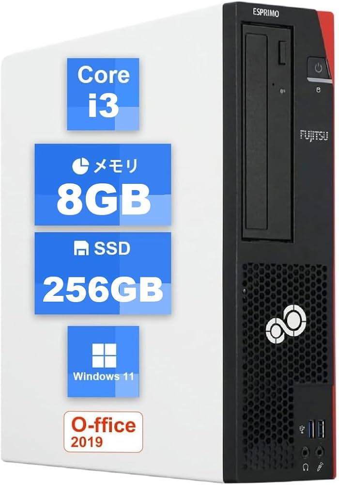 Amazon.co.jp: 【整備済み品】富士通デスクトップESPRIMO D588 第8世代
