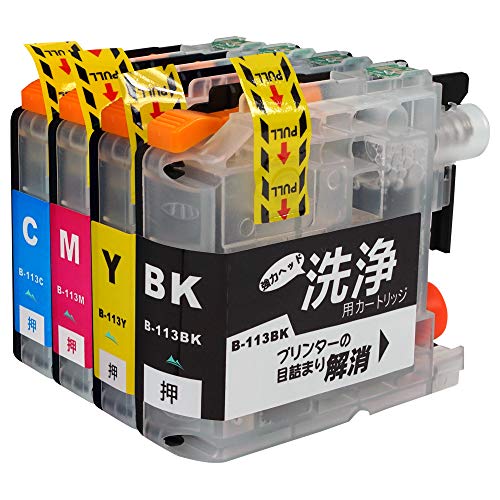 Amazon.co.jp: プリンター 洗浄インク LC113-4PK 【4色セット】(対応