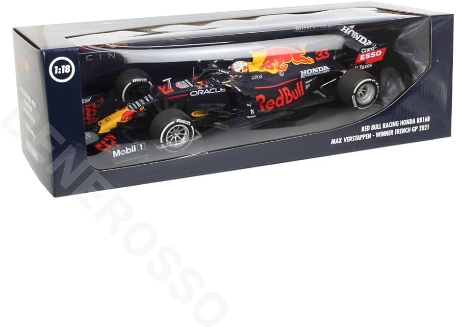 Amazon.com: Minichamps 1:18 Red Bull Racing Honda RB16B - Max
