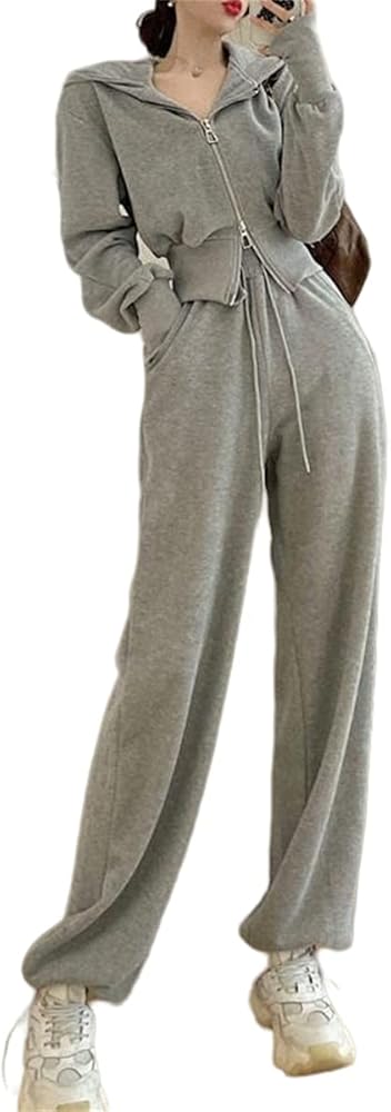 Amazon | [YUANYUAN] スウェット上下セット レディース 2点セット