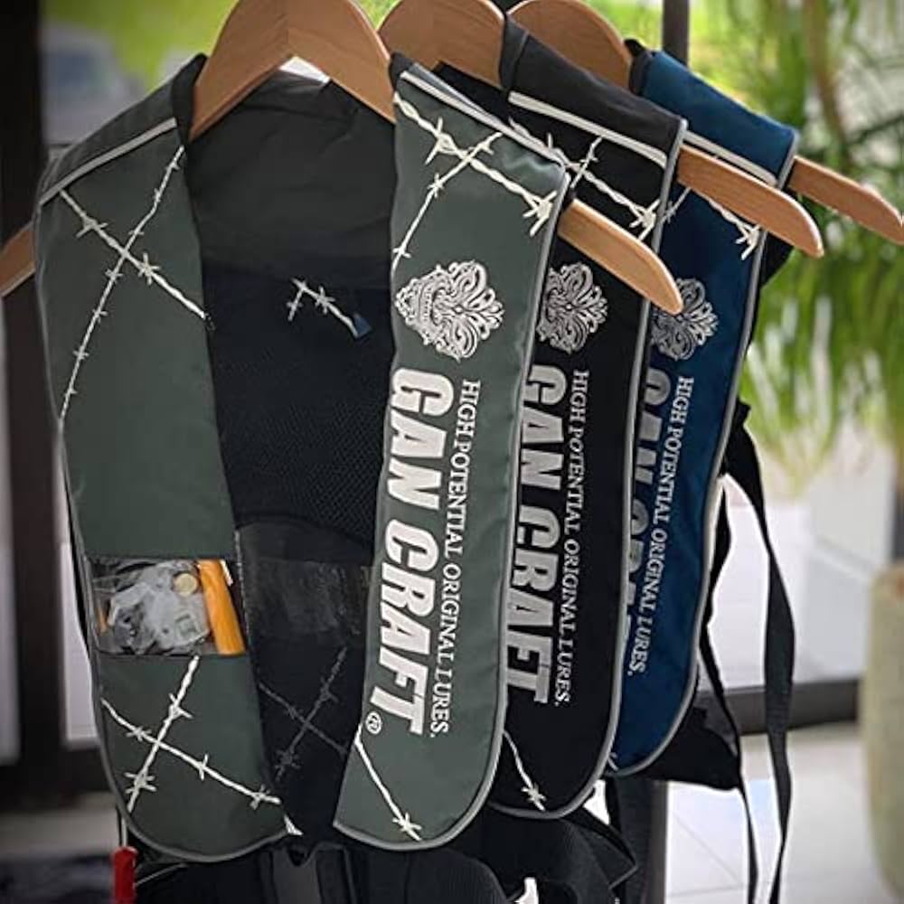 Amazon | ガンクラフト インフレータブルライフジャケット GAN-2220RSE