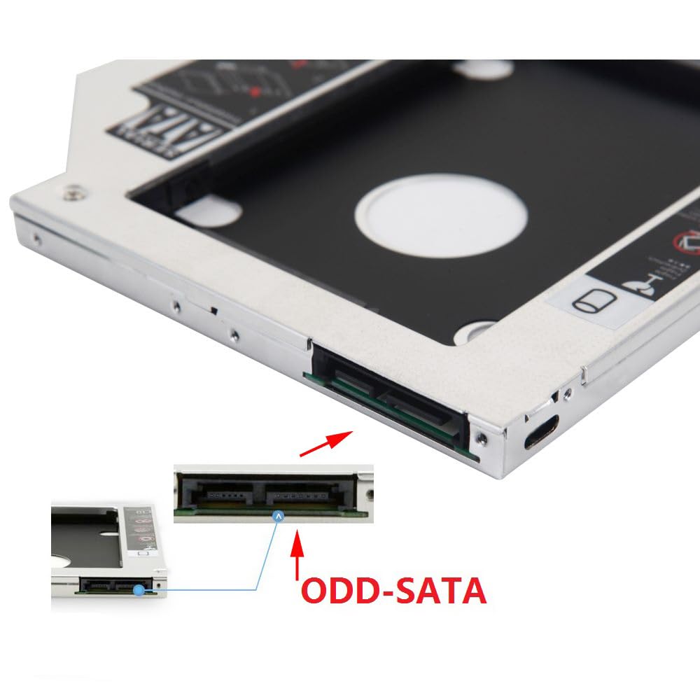 Amazon.com: DY-tech 2nd HDD SSD Hard Drive Enclosure Caddy for