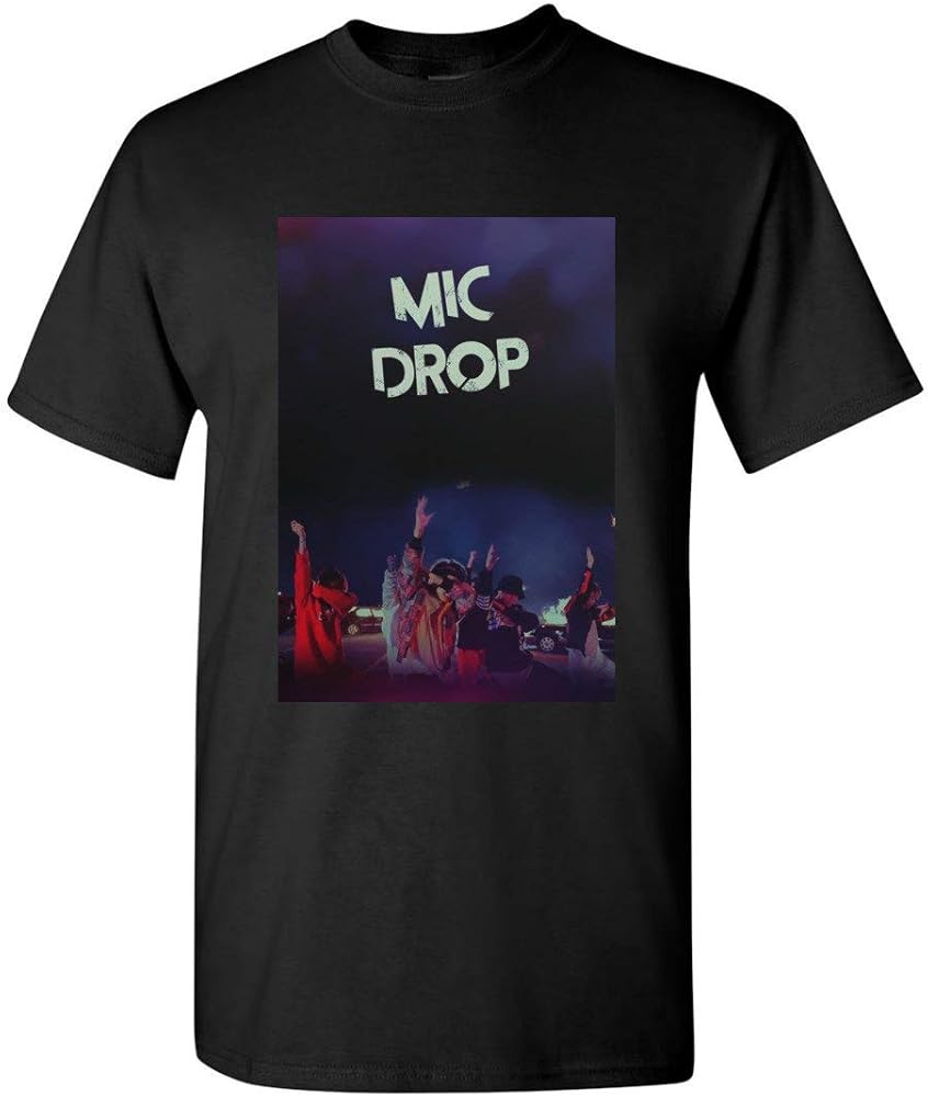 Amazon.com: The Incredible BTS Mic Drop Camiseta RM Jin Suga J