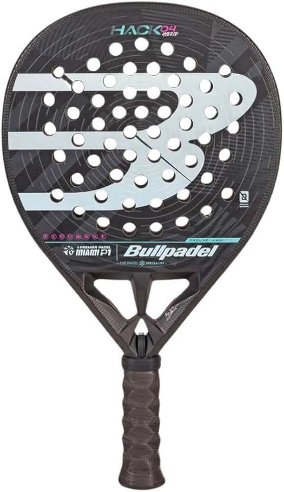 Amazon.com: BULLPADEL Padel Racket HACK 04 Hybrid 2025 Miami